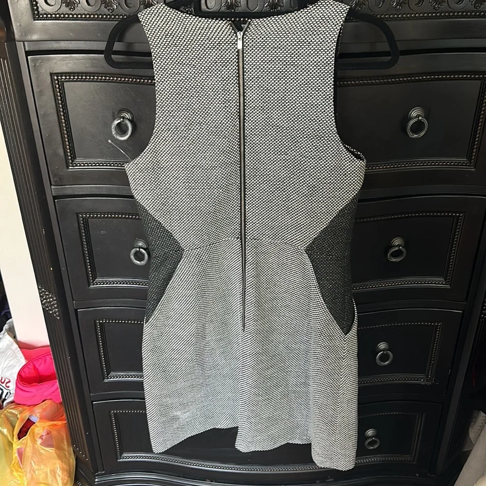 Banana Republic Tweed Mesh Sheath Dress Size 8